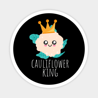 Cauliflower King Cute Magnet